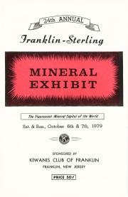 23rd Annual Franklin-Sterling Mineral Exhibit - 1979
