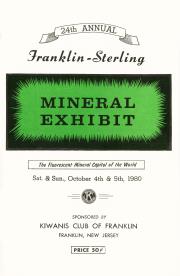 24th Annual Franklin-Sterling Mineral Exhibit - 1980