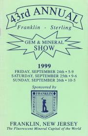 43rd Annual Franklin-Sterling Gem and Mineral Show - 1999