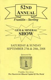 52nd Annual Franklin-Sterling Gem and Mineral Show - 2008