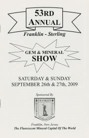 53rd Annual Franklin-Sterling Gem and Mineral Show - 2009