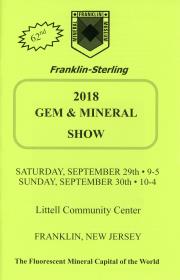 62nd Annual Franklin-Sterling Gem and Mineral Show – 2018