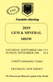 63rd Annual Franklin-Sterling Gem and Mineral Show – 2019