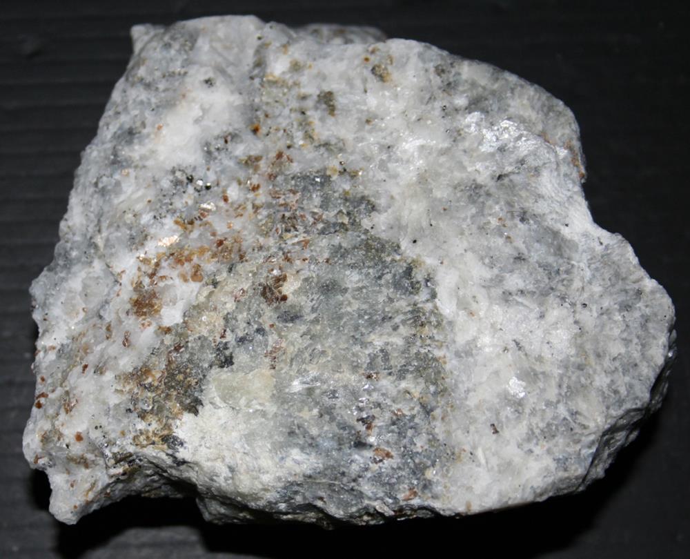 Diopside and phlogopite mica in franklin marble, Franklin NJ