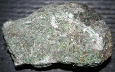 Pargasite (FL blue-green), diopside, supposedly from Sterling Hill Mine