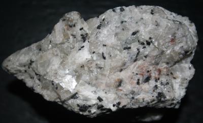 Wollastonite 'third find', bustamite (variety ferrobustamite) in calcite from Franklin, NJ